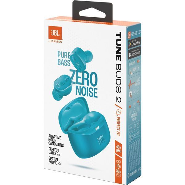 Навушники JBL TUNE BUDS 2 (JBLTBUDS2TQE) Turquoise 67580 фото