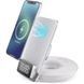 Безпроводное зарядное устройство WiWU (M11) 4 in 1 Power Wireless Fast Charger Station white 53794 фото 1