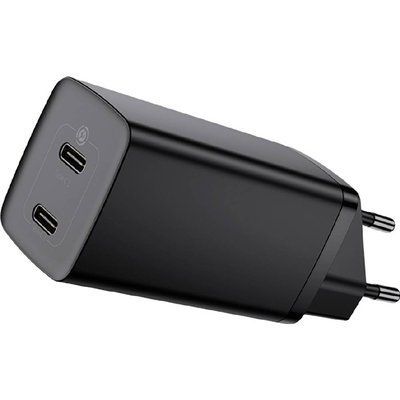 Мережевий зарядний пристрій Baseus 65W (CCGAN2L-E01) чорний 47158 фото