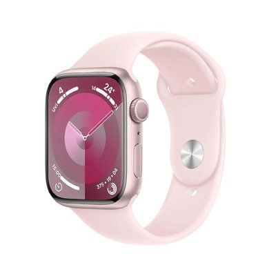 Смарт часы Apple Watch 9 Series 41mm Pink Aluminium with Light Pink Sport Band M/L (MR943) 63102 фото