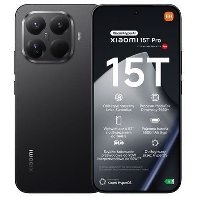 Смартфон Xiaomi 15T Pro 12/256GB Black 69594 фото