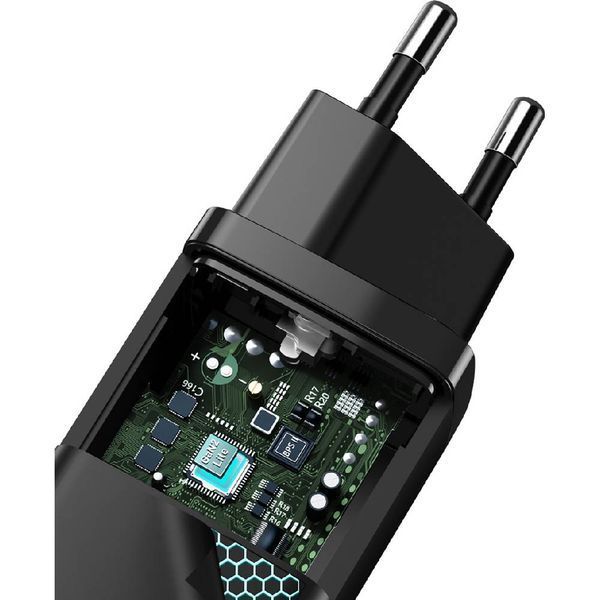 Сетевое зарядное устройство Baseus 65W (CCGAN2L-E01) черный 47158 фото
