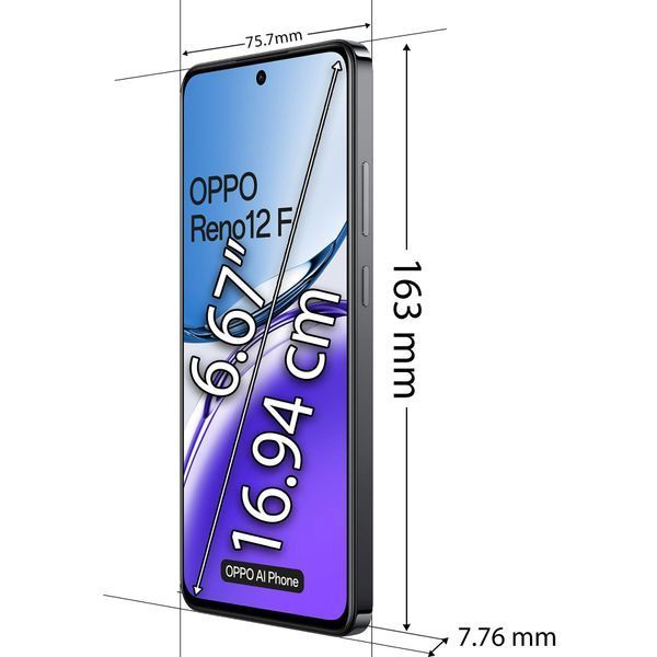 Смартфон OPPO Reno12 F 4G 8/256GB Matte Grey 67630 фото