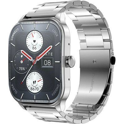 Смарт годинник Amazfit Pop 3S Metal Silver 63057 фото