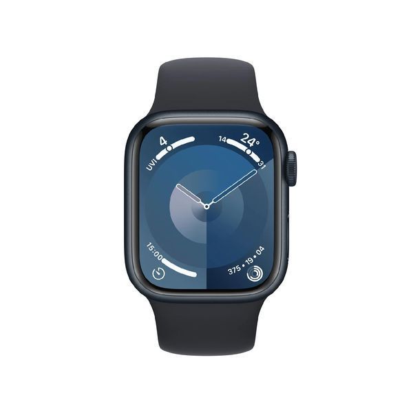 Смарт часы Apple Watch 9 Series 45mm Midnight Aluminium with Midnight Sport Band S/M (MR993) 63570 фото