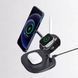 Бездротове зарядне пристрій WiWU (M8) 4 in 1 Wireless Chargert Black 59028 фото 2