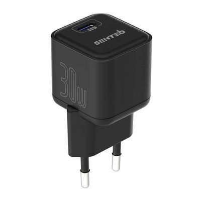Сетевое зарядное устройство Senteo Z-09 (PD30W) (with Certificate CE) черный 59528 фото