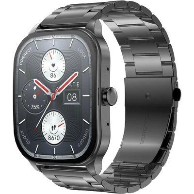 Смарт годинник Amazfit Pop 3S Metal Black 63056 фото