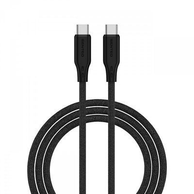 Кабель передачи данных Senteo SL-05 Foamed Silicone Cable Type-C до Type-C 60W 1000mm Black 65488 фото