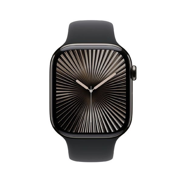 Смарт часы Apple Watch 10 Series GPS 42mm Jet Black Aluminium Black Sport/Band S/M (MWWE3) 64852 фото