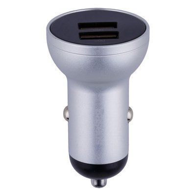 Авто. зарядний пристрій Baseus Digital Display 4.8A 24W (2USB-A) (CCBX) gray 67663 фото