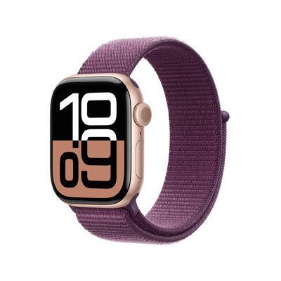 Смарт часы Apple Watch 10 Series GPS 42mm Rose Gold Aluminium Plum Sport/Loop (MWWK3QH/A) 64433 фото