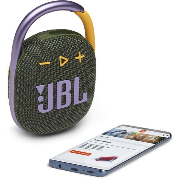 Портативная акустика JBL Clip 4 (JBLCLIP4GRN) Green 50961 фото