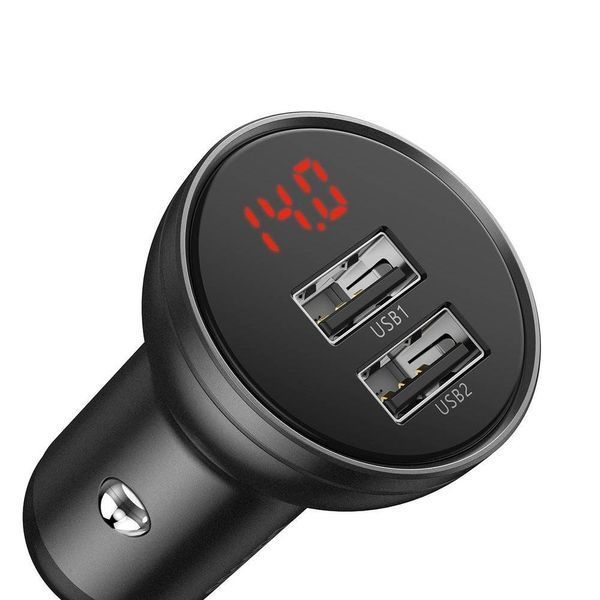 Авто. зарядний пристрій Baseus (CCBX) silver 46575 фото