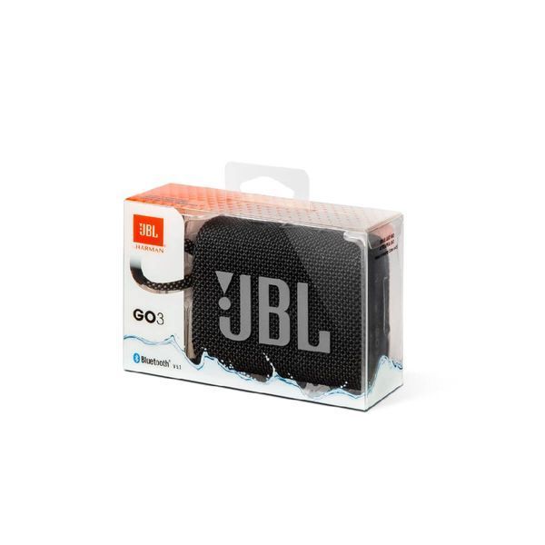 Портативна акустика JBL Go 3 (JBLGO3BLK) Black 52266 фото