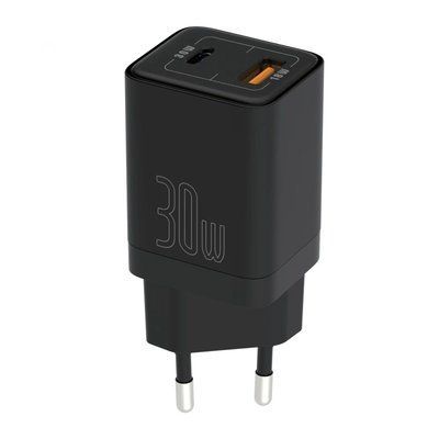 Сетевое зарядное устройство Senteo Z-10 USB+USB-C PD3.0/QC3.0 30W (with Certificate CE) черный 64173 фото