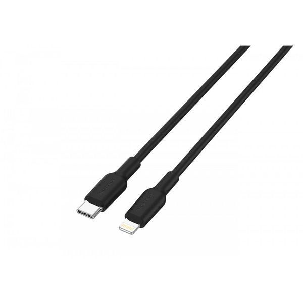 Кабель передачи данных Senteo SL-06 TPE Cable Type-C до Lightning 30W 1000mm Black 65829 фото