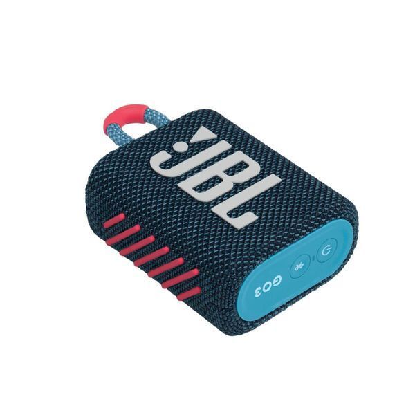 Портативна акустика JBL Go 3 (JBLGO3BLUP) Blue Pink 58181 фото