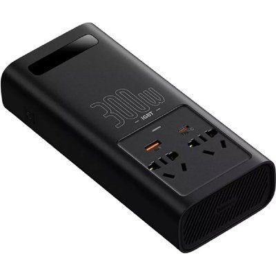 Автомобільний інвертор Baseus IGBT Power Inverter 300W (220V CN/EU) Black 60614 фото