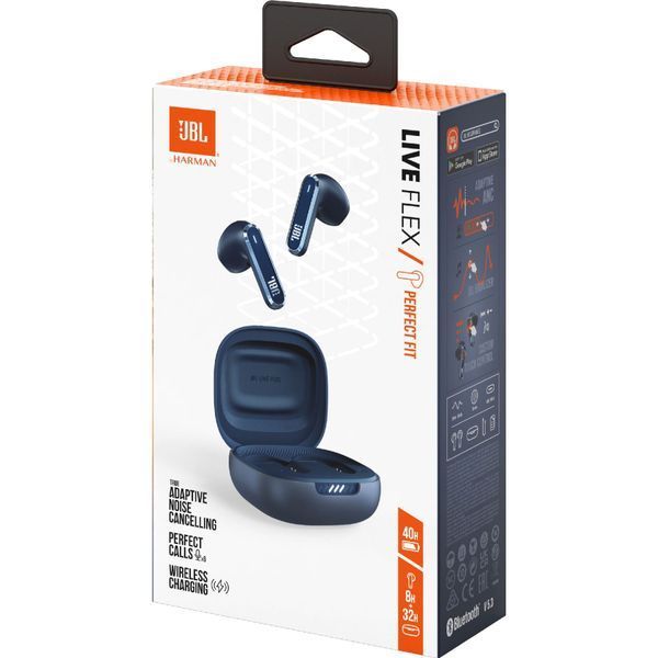 Наушники JBL Live Flex (JBLLIVEFLEXBLU) Blue 65746 фото